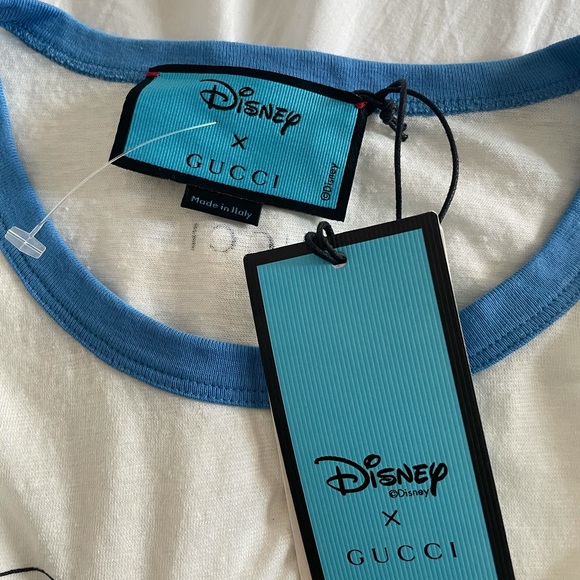 Gucci Off-white Disney Edition Flash Donald Duck T-shirt Sz L - Picture 7 of 9